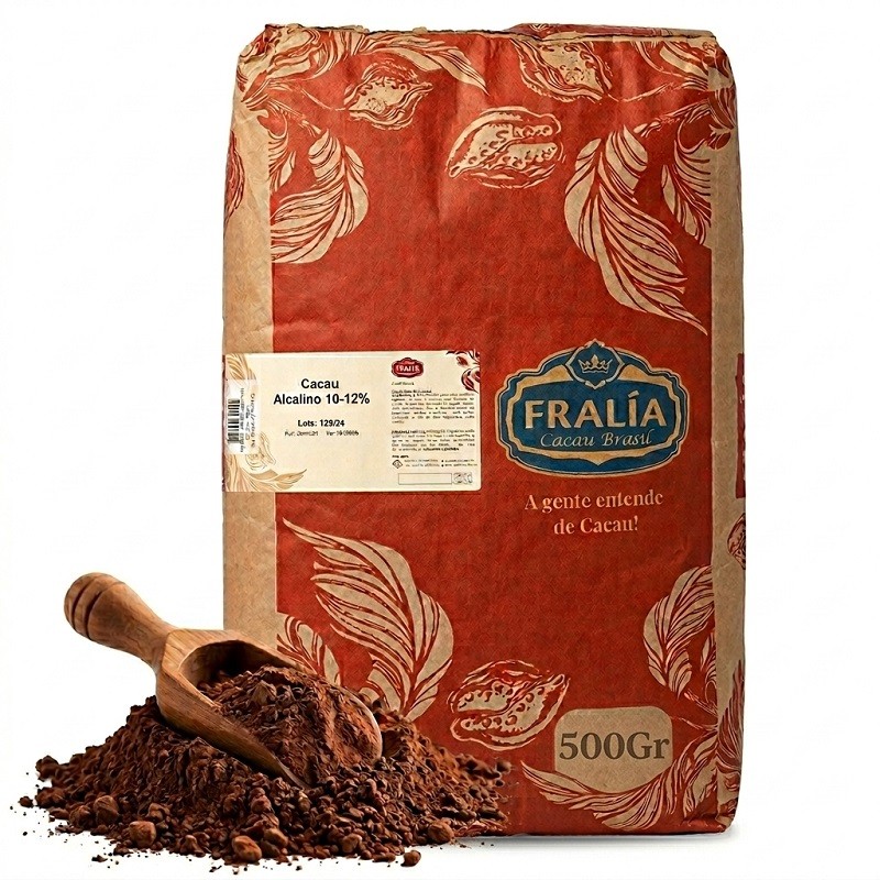 Cacao Amargo Alcalino 10-12% X  500 G - Fralia  - 1