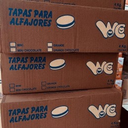 Tapitas De Alfajor De Chocolate -  6.2 Cm - 400 U. X   4 Kg - Wc Wc - 1
