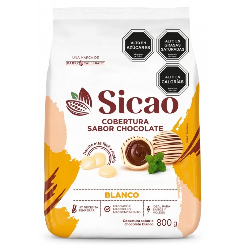Chocolate Blanco - Bolsa X  800 G - Callebaut Sicao Callebaut Sicao - 1