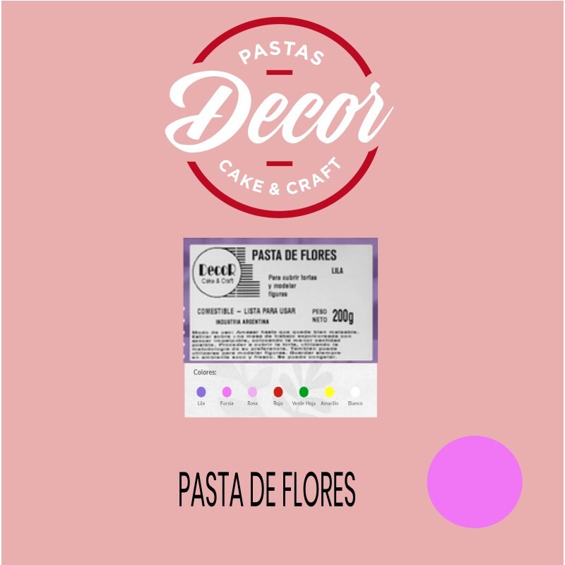 Pasta De Flores - Fucsia X  250 G - Decor Decor - 1