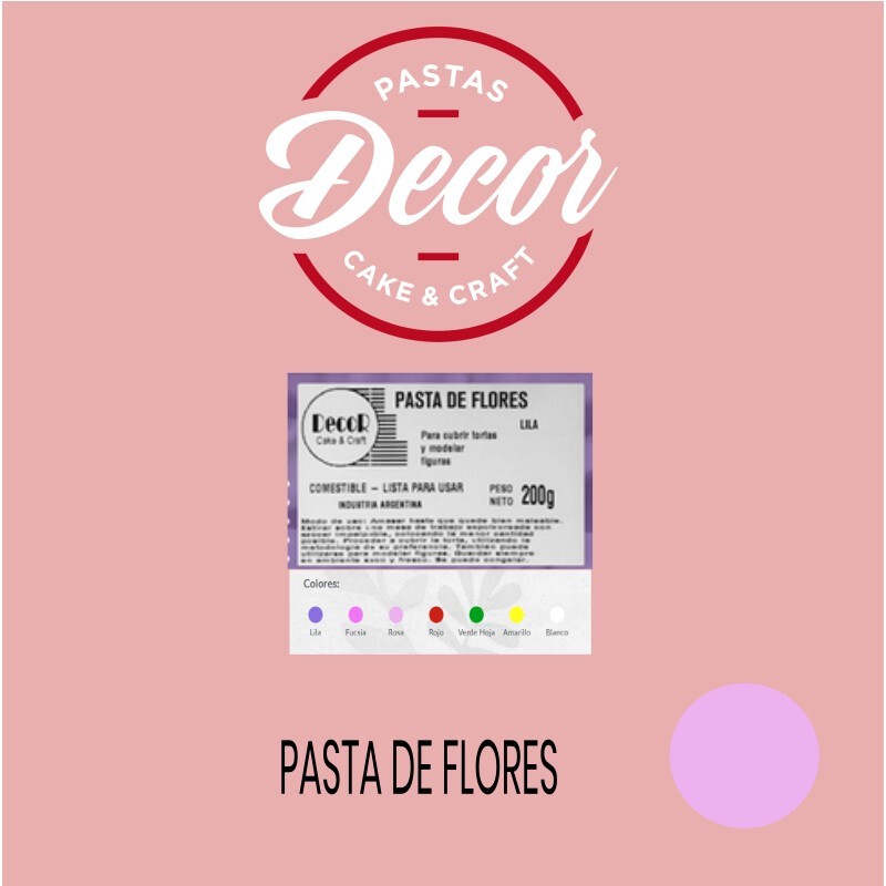 Pasta De Flores - Rosa X  250 G - Decor Decor - 1