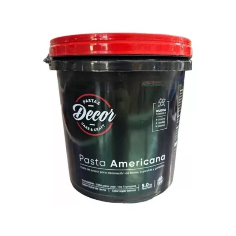 Pasta Para Cubrir Tortas - Sup.Blanco - Leche Co. X   5 Kg - Decor Decor - 1