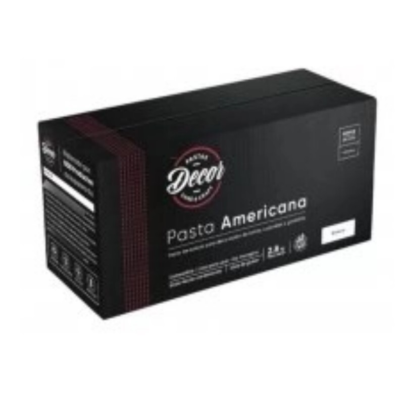 Pasta Para Cubrir Tortas - Blanco - Leche Cond. X 2.8 Kg - Decor Decor - 1