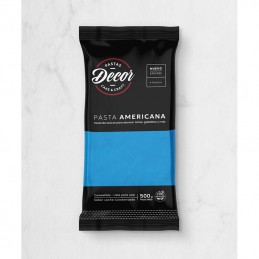 Pasta Para Cubrir Tortas - Celeste - Leche Cond. X  500 G - Decor Decor - 1