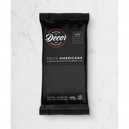 Pasta Para Cubrir Tortas - Negra - Leche Cond. X  500 G - Decor Decor - 1