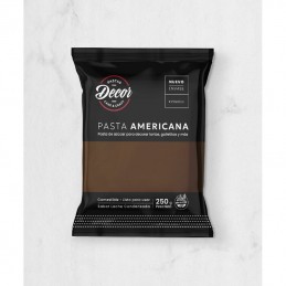 Pasta Para Cubrir Tortas - Marron - Leche Cond. X  250 G - Decor Decor - 1