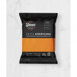 Pasta Para Cubrir Tortas - Naranja - Leche Cond. X  250 G - Decor Decor - 1