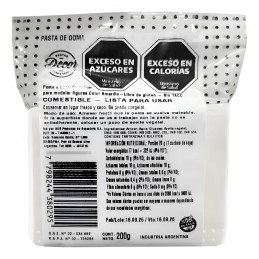 Pasta De Goma Para Modelar - Blanco X  250 G - Decor Decor - 1