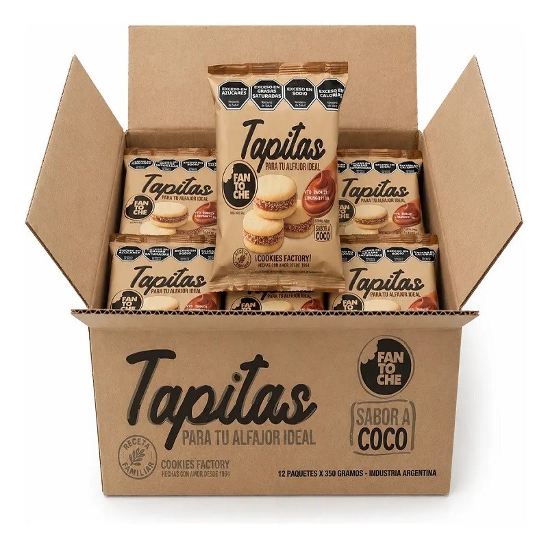 Tapitas De Alfajor 12 X 350 G - Fantoche Fantoche - 1