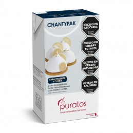 Crema Vegetal Larga Vida Para Rellenos Chantypak X   1 L - Puratos Puratos - 1