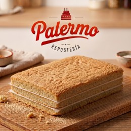 Bizcochuelo Tricapa Rectangular Grande - 28X36Cm X   2 Kg - Palermo Palermo - 1