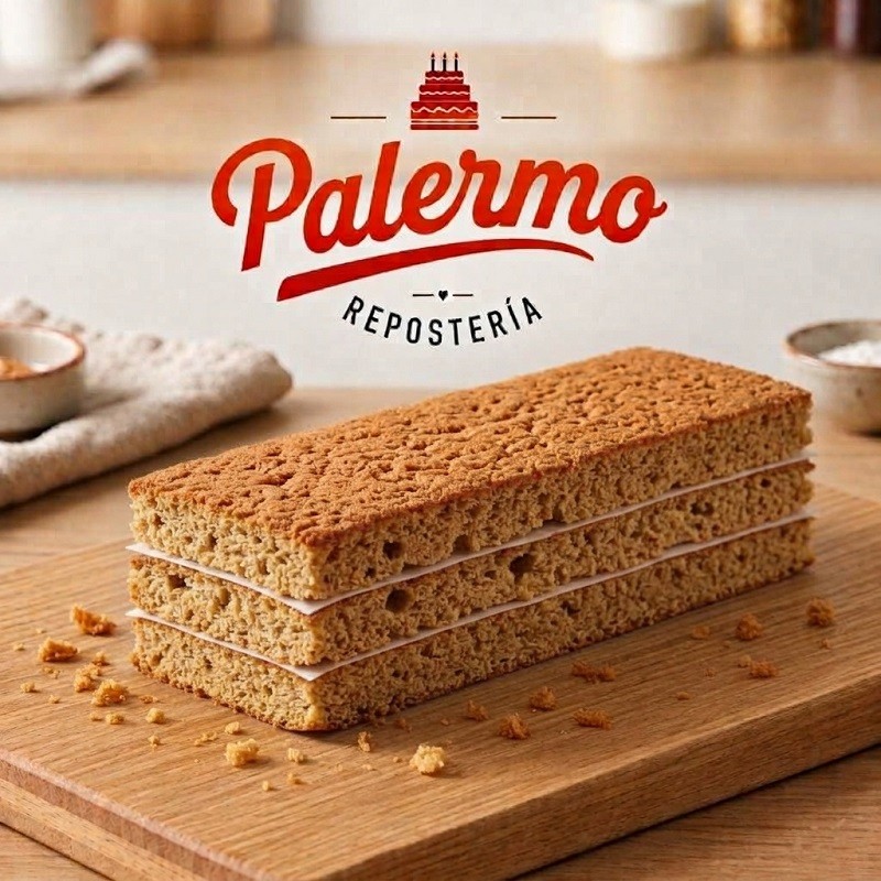 Bizcochuelo Rectangular - Lingote 36X16Cm X  950 G - Palermo Palermo - 1