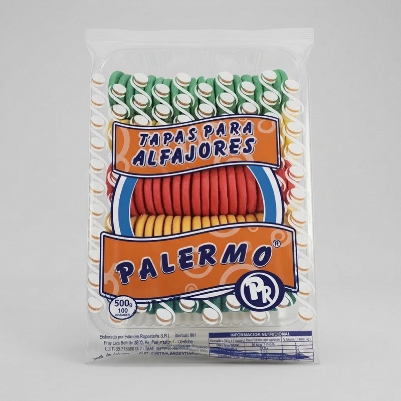 Tapitas De Alfajor 4 Cm - Colores X  100 Unid. - Palermo Palermo - 1