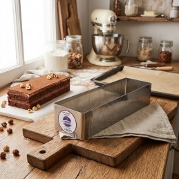 Aro De Acero Long Cake - 8X20 Cm - Alto 6 Cm X Unid.  - 1