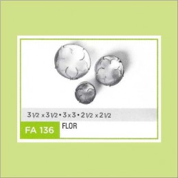 Cortante Metal Flor Nº 136 - Fa136 X Unid. - Flogus Flogus - 1