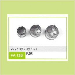 Cortante Metal Flor Nº 135 - Fa135 X Unid. - Flogus Flogus - 1
