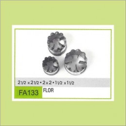 Cortante Metal Flor Nº 133 - Fa133 X Unid. - Flogus Flogus - 1