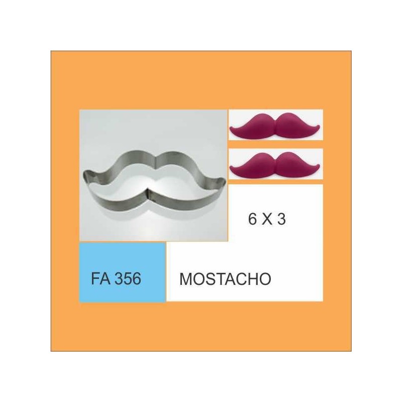 Cortante Metal Mostacho - Fa356 X Unid. - Flogus Flogus - 1