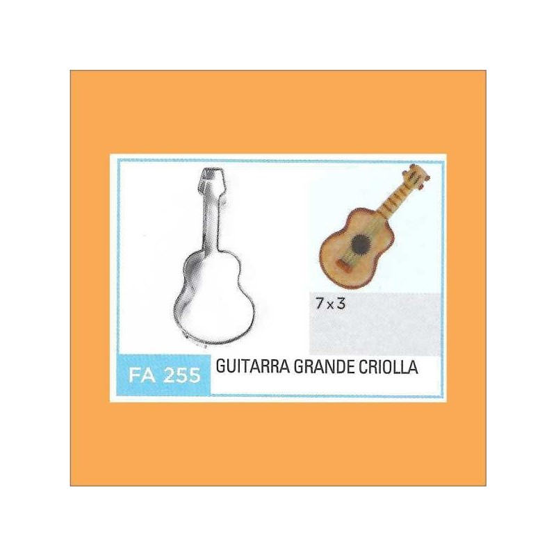 Cortante Metal Guitarra Criolla Grande - Fa255 X Unid. - Flogus Flogus - 1