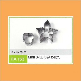 Cortante Metal Mini Orquidea Chica - Fa153 X Unid. - Flogus Flogus - 1