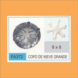 Cortante Metal Copo De Nieve Grande - Fa372 X Unid. - Flogus Flogus - 1