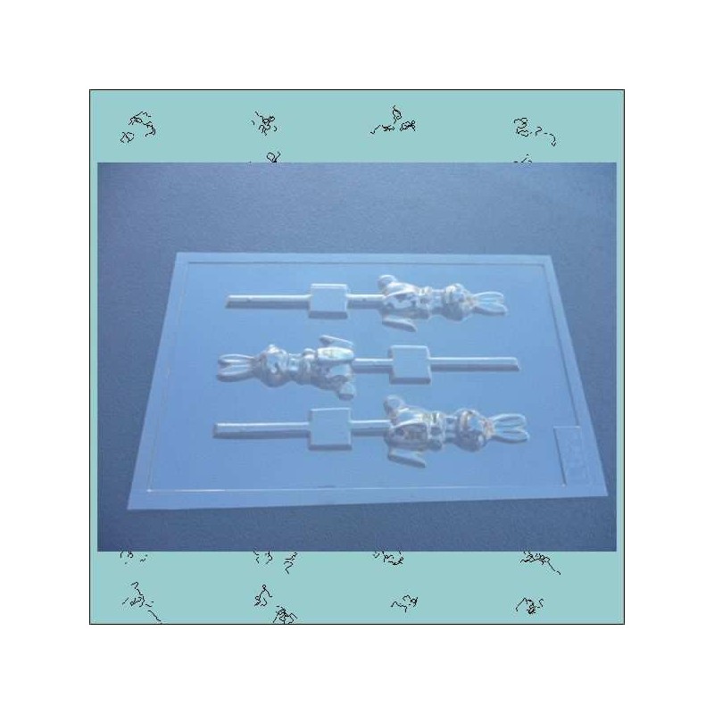 Molde Pvc Chupetin Conejo - 2498 X Unid.  - 1