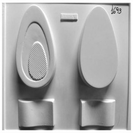 Molde Pvc Huevo Pascua Plano - 35X28 - 1693 X Unid.  - 1