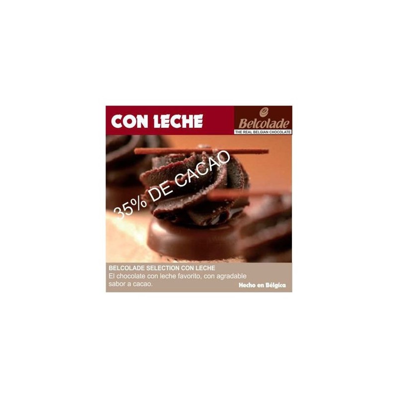 Chocolate Cobertura Con Leche Para Templar X   1 Kg - Belcolade Belcolade - 1