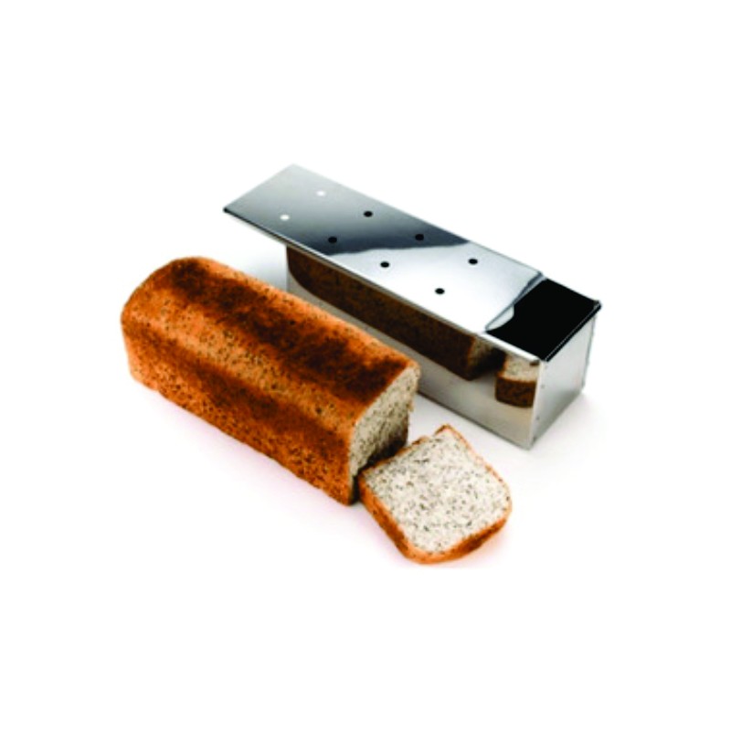 Molde Pan Lactal Metalico Con Tapa -30 X 10 X 10- X Unid.  - 1