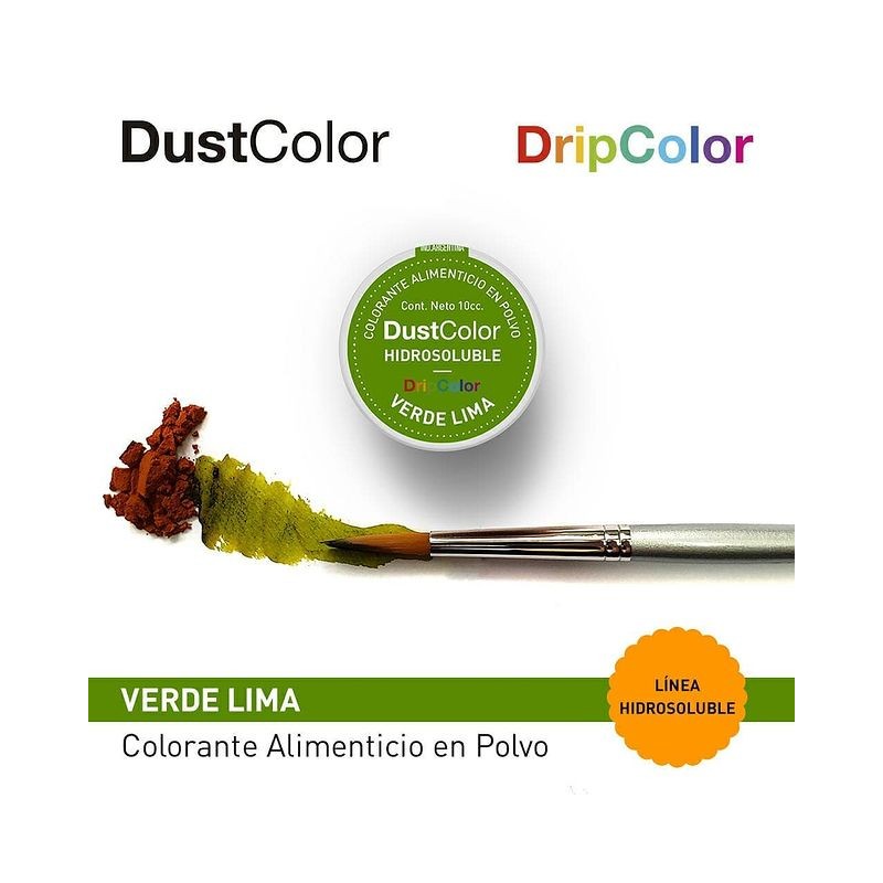 Colorante En Polvo - Verde Lima X   10 G - Dustcolor Dustcolor - 1