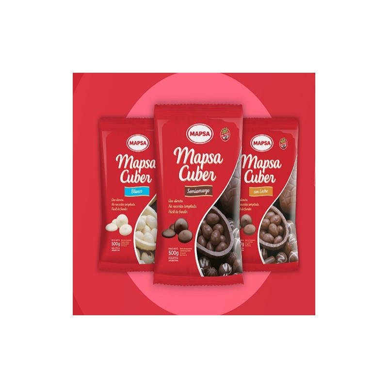 Chocolate Baño Moldeo Con Leche X  500 G - Mapsacuber Mapsacuber - 1