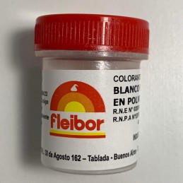 Colorante Liposoluble  - Blanco Perlado X    4 G - Fleibor Fleibor - 1