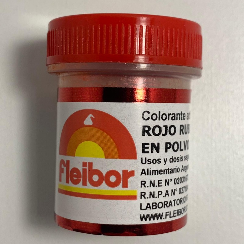 Colorante Liposoluble  - Rojo Rubi X    4 G - Fleibor Fleibor - 1