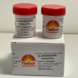 Iluminador En Polvo Comestible - Violeta X    3 G - Fleibor Fleibor - 1