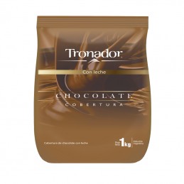 Chocolate Cobertura Con Leche Para Templar X   1 Kg - Tronador Tronador - 1