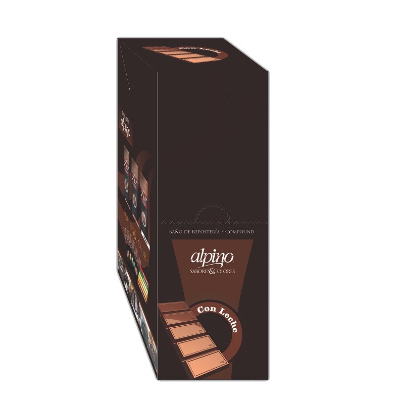 Chocolate Baño Moldeo Tabl.- Con Leche X   3 Kg - Alpino Alpino - 1