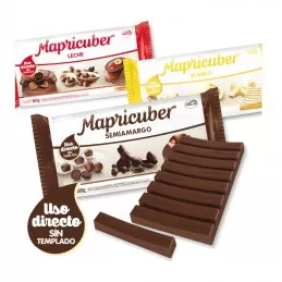 Chocolate Baño Moldeo Semiamargo - Tabletas 6 X 800 G - Mapricuber Mapricuber - 1
