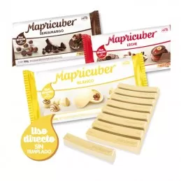 Chocolate Baño Moldeo Blanco - Tabletas X  800 G - Mapricuber Mapricuber - 1