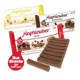 Chocolate Baño Moldeo Con Leche - Tabletas X  800 G - Mapricuber Mapricuber - 1
