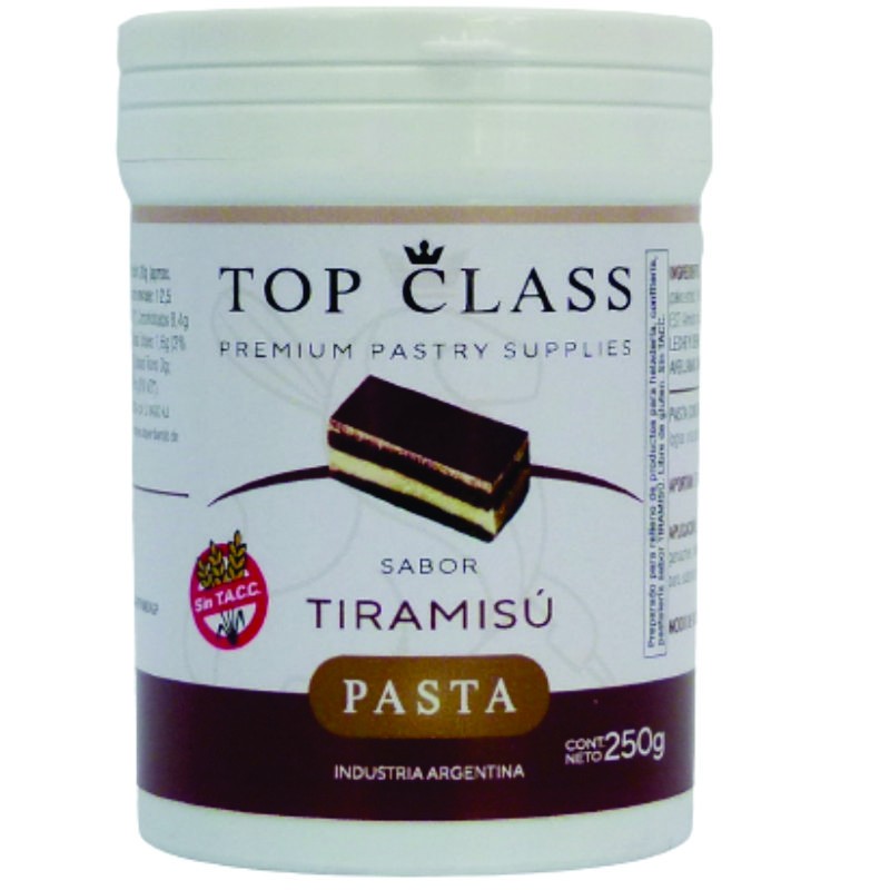 Pasta Saborizante Tiramisu X  250 G - Top Class Top Class - 1