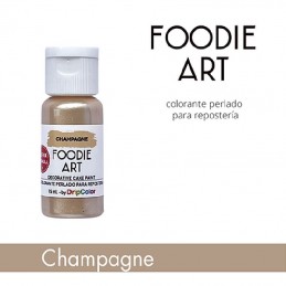 Colorante Cremoso Perlado Neon - Champagne X   15 Ml - Foodie Art Foodie Art - 1