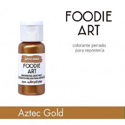 Colorante Cremoso Perlado Neon - Aztec Gold X   15 Ml - Foodie Art Foodie Art - 1