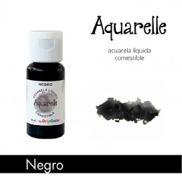 Acuarela Liquida Comestible - Negro X   15 Ml - Aquarelle Aquarelle - 1