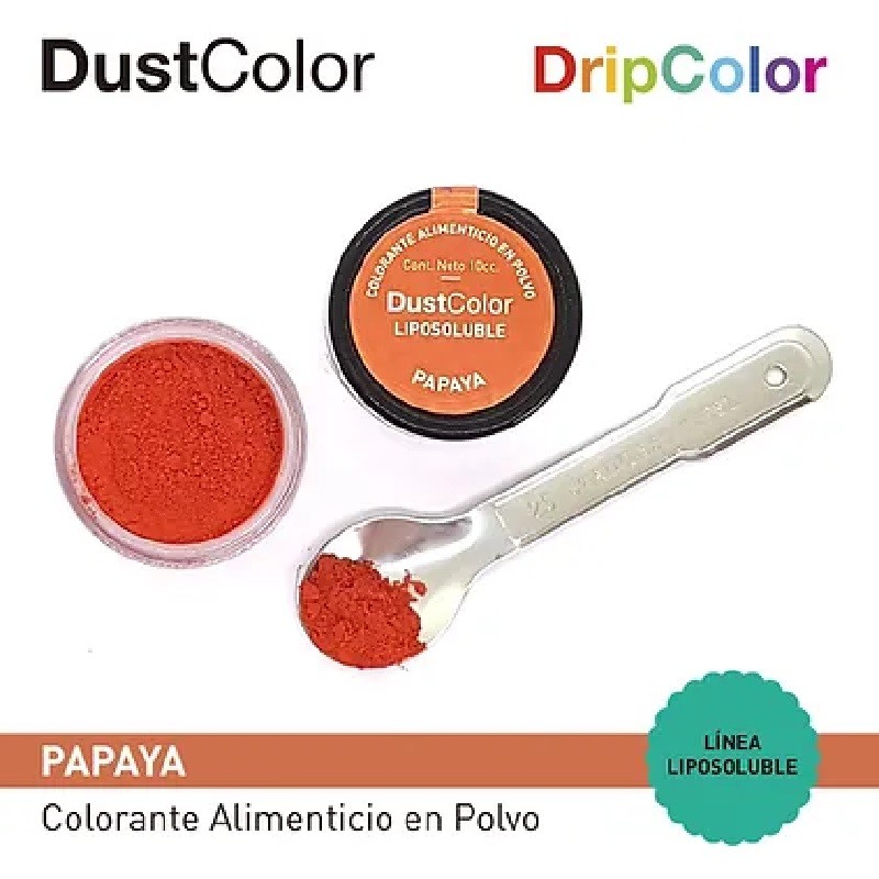 Colorante Liposoluble - Papaya X   10 G - Dustcolor Dustcolor - 1