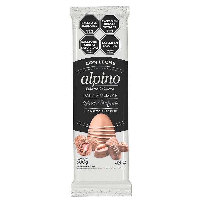 Chocolate Baño Moldeo Tabl.- Con Leche X  500 G - Alpino Alpino - 1