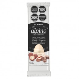 Chocolate Baño Moldeo Tabl.- Blanco X  500 G - Alpino Alpino - 1
