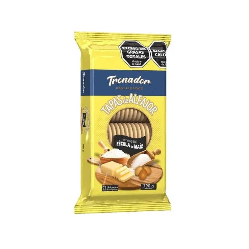 Tapitas De Alfajor - Maicena X  700 G - Tronador Tronador - 1