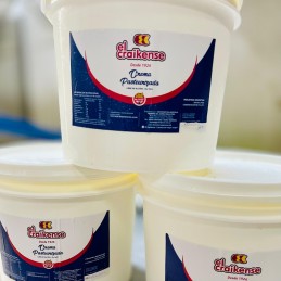 Crema De Leche - Pasteurizada - Tenor Graso 45% X   5 Kg - El Craikense El Craikense - 1