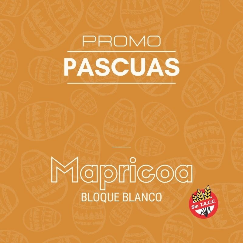 Chocolate Promo Pascua Blanco - Bloque X 2.5 Kg - Mapricoa Mapricoa - 1