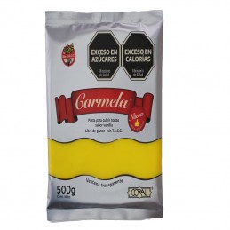 Pasta Para Cubrir Tortas - Amarillo X  500 G - Carmela Carmela - 1
